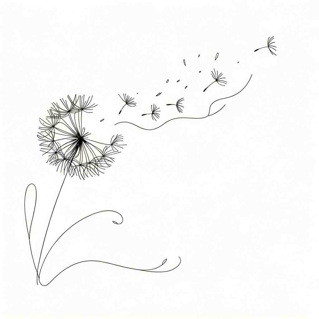 Ephemeral Dandeloid - Wall Art Print