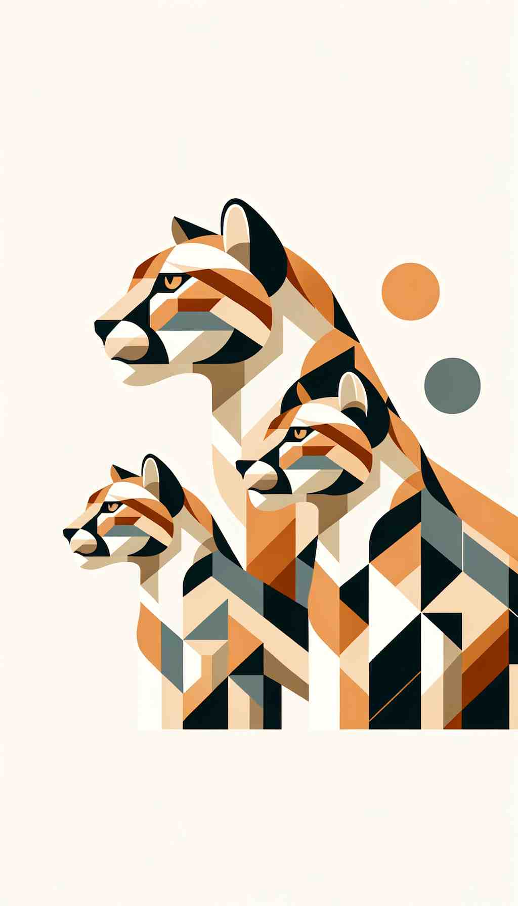 Title: Minimalist Cheetahs - Wall Art Print
