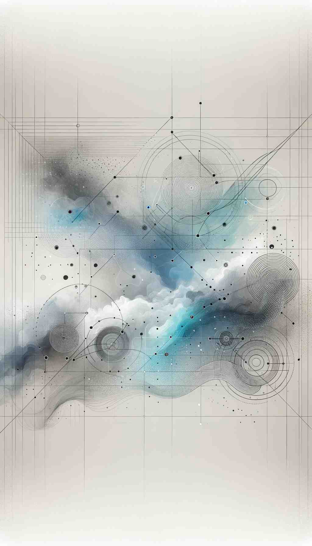 Celestial Harmony: A Modern Exploration - Wall Art Print