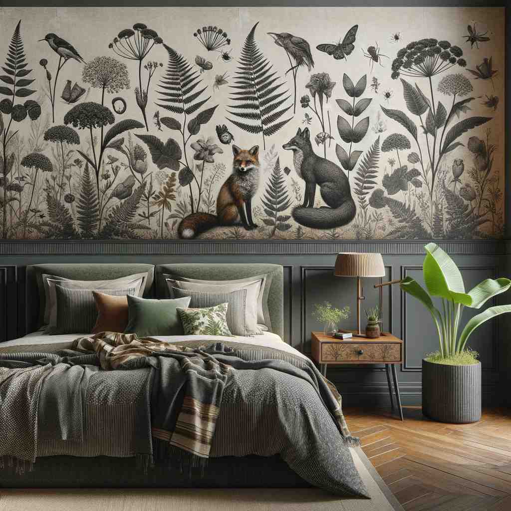 Woodland Botanical Engravings - Wall Art Print