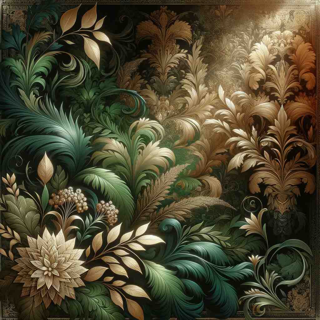 Luxuriant Forest: A Botanical Masterpiece - Wall Art Print