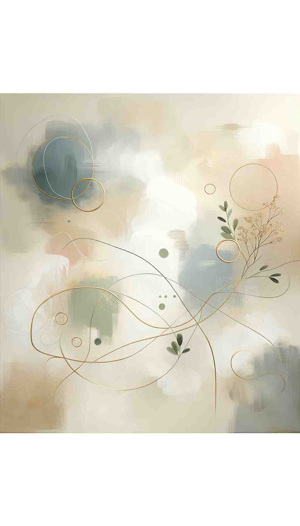 Tranquil Pastel Serenity - Wall Art Print