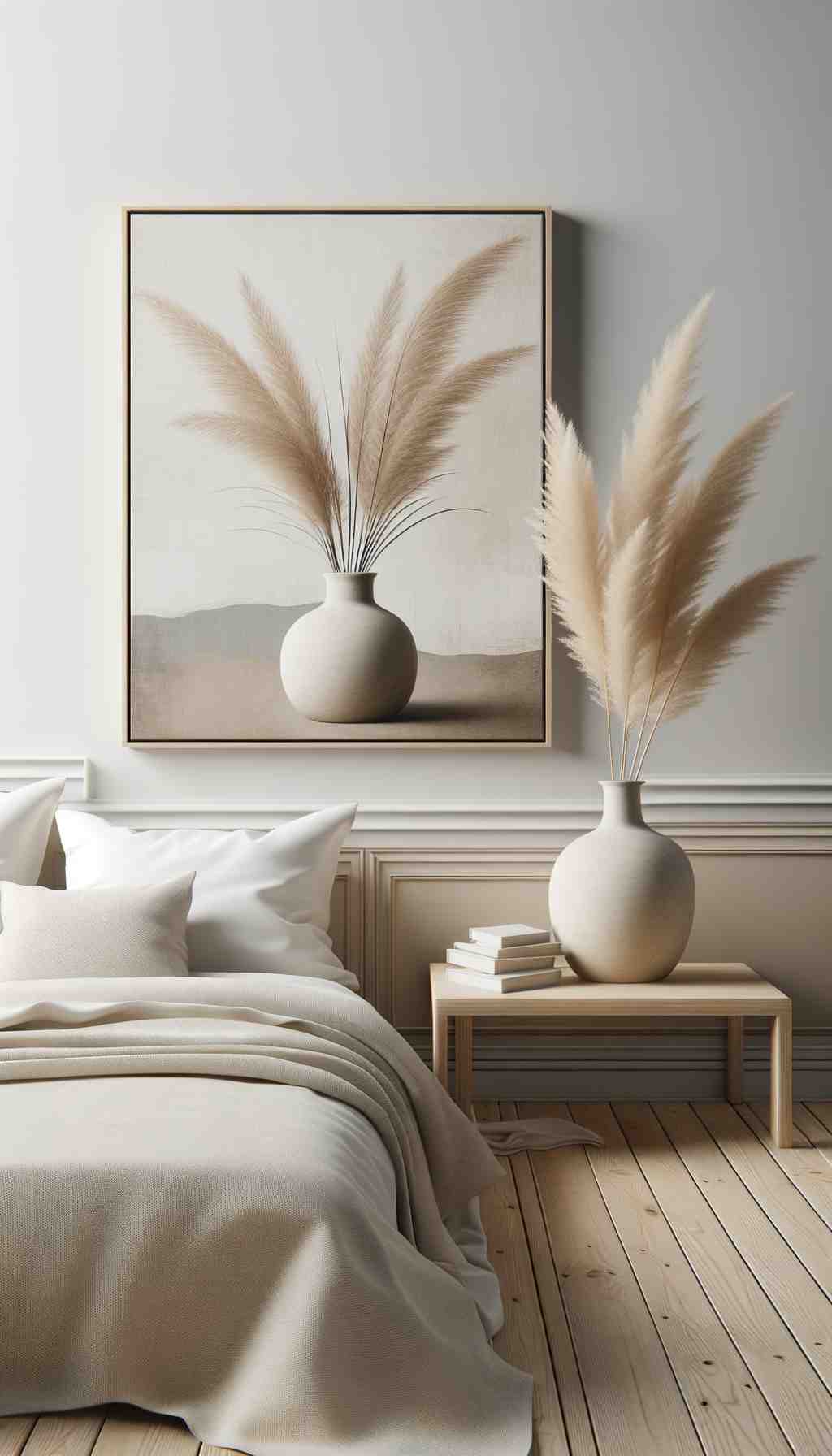 Minimalist Tranquility: A Contemporary Still Life - Wall Art Print